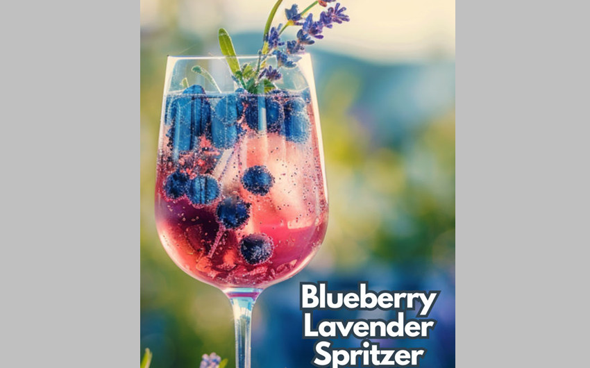 Lavender Blueberry Spritzer