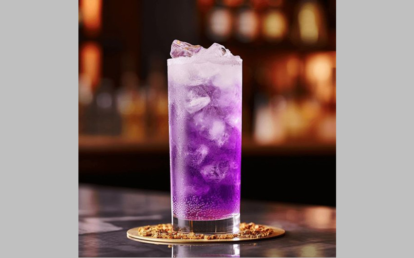 Violet Gin Fizz