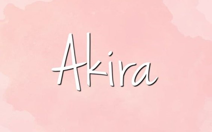 meaning of the name akira