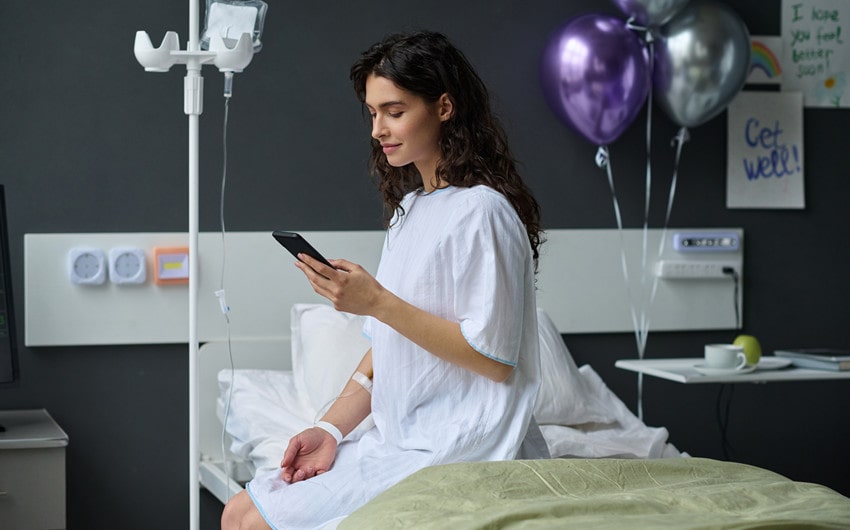 what to text someone in the hospital